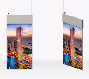 Affichage LCD suspendu double face IPS Ads Signage