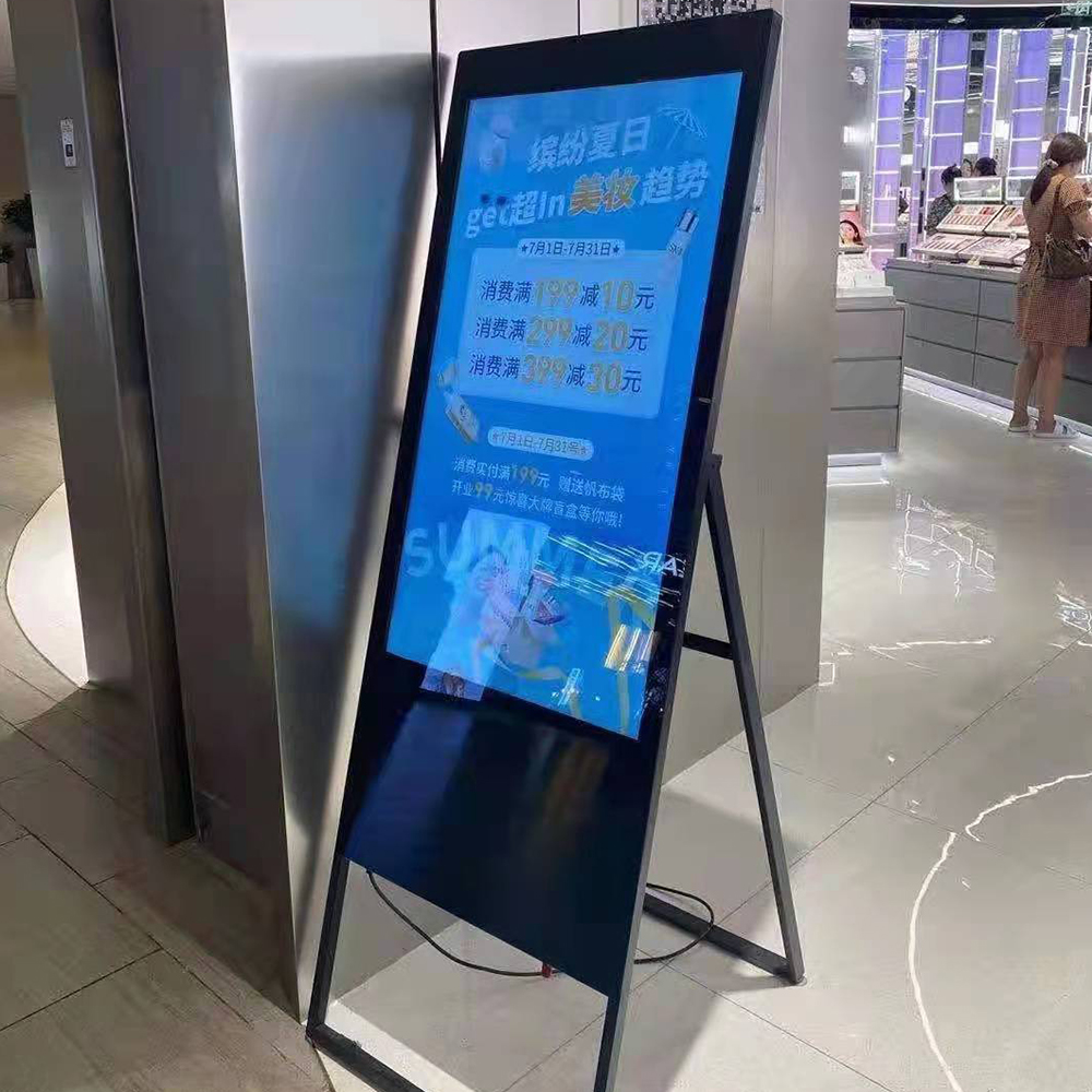 Signalisation autonome d'écran de standee de Digital d'affichage à cristaux liquides pour la publicité