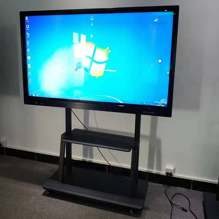Tableau blanc à écran tactile LCD à double système pour l'enseignement en classe